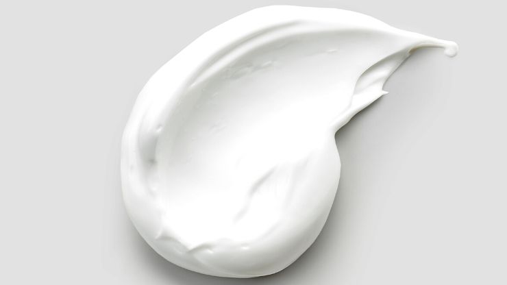 白いクリームの画像